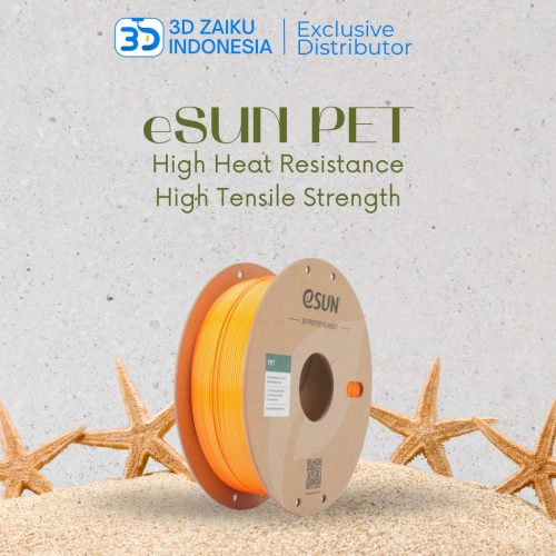 eSUN 3D Filament PET 1.75 mm High Heat Resistance and High Tensile Strength